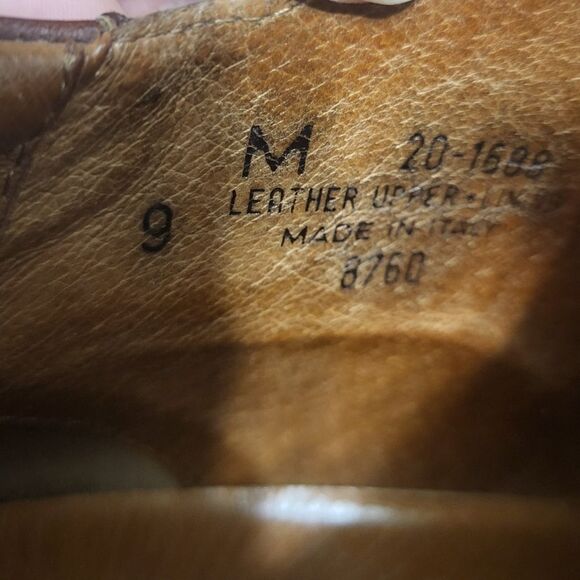 Johnston & Murphy Brown Leather Mens Lace Up Chukka Boots, Size 9 20-1688 - Picture 8 of 8